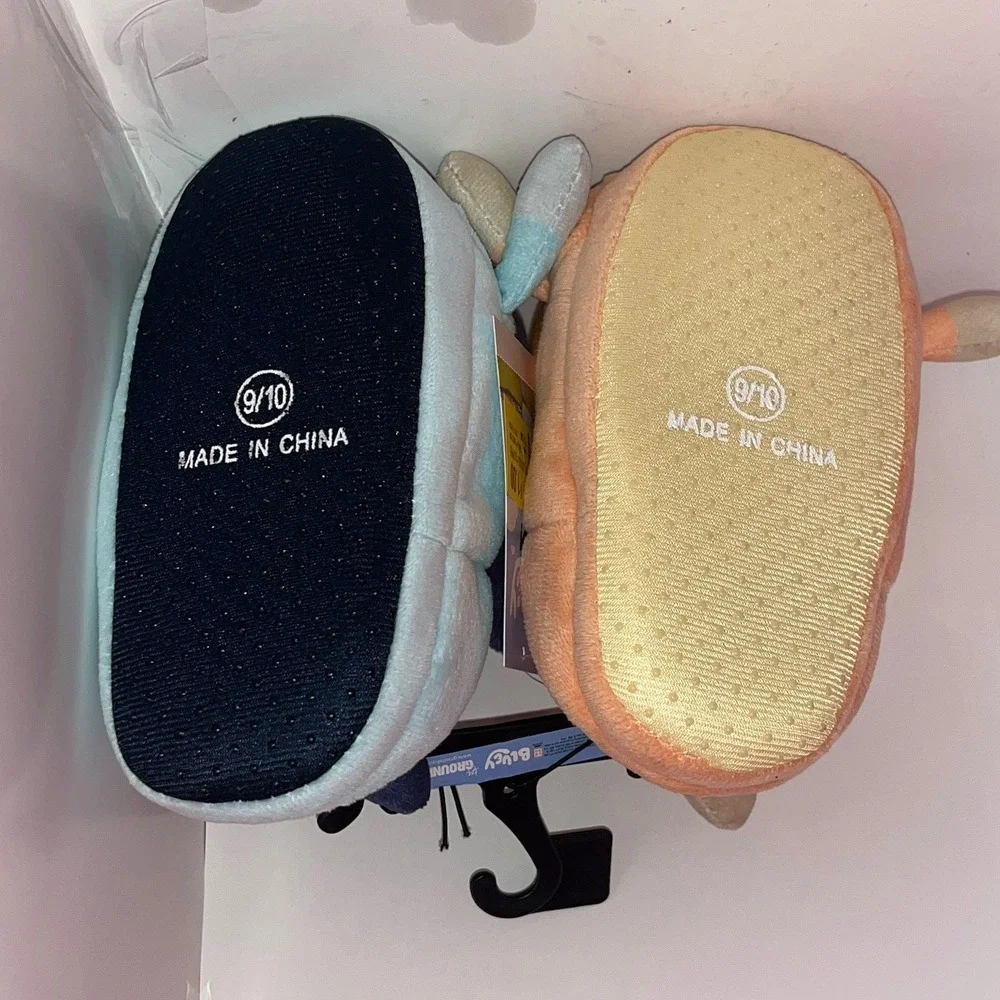 Bluey and‎ Bingo Plush House Shoes Slippers Size 9-10 Toddler Child  New